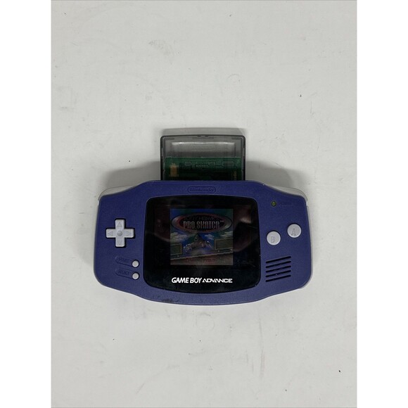 Nintendo Gameboy Advance GBA Indigo Purple Handheld video game System AGB-001 - Picture 5 of 7